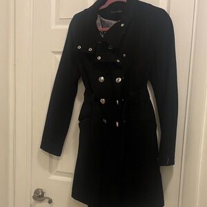 Calvin Klein Black Trench Coat for Women